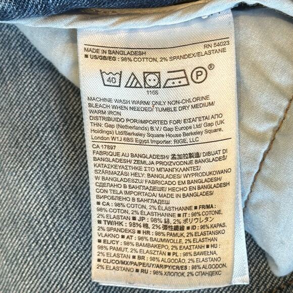 Banana Republic Factory Men's Skinny Fit Jean Medium Wash Size 34 - Picture 7 of 8